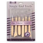 Single End Clay Tool Set For Clay-Polymer-Ceramic 6pcs