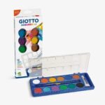 Giotto Blocks Watercolors Set Of 12Pcs 