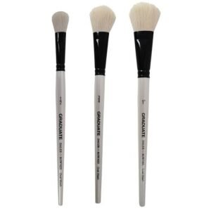 Daler Rowney Graduate Oval Wash Brush White Goat Hairs