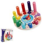 Rainbow Digital Learning Clock Wooden
