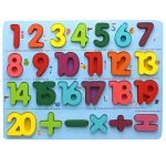 3D Wooden Numbers Cognition Board(1-20)