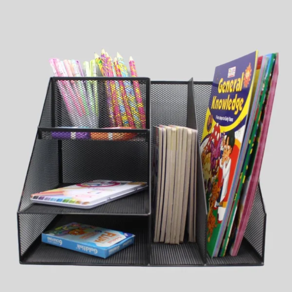 Metal Desk Cabinet File Rack Organizer