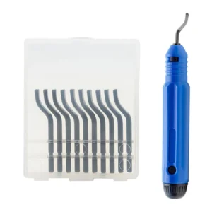 Deburring Tool with 10 Heavy Duty Deburring Blades