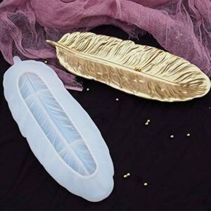 Feather-Shaped Silicone Mold