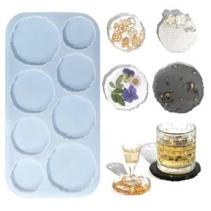 Round Resin Coaster Mold