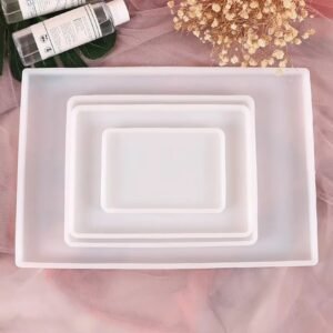 Rectangular Flat Slab Serving Tray Mold