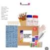 Alphabet charm resin art kit